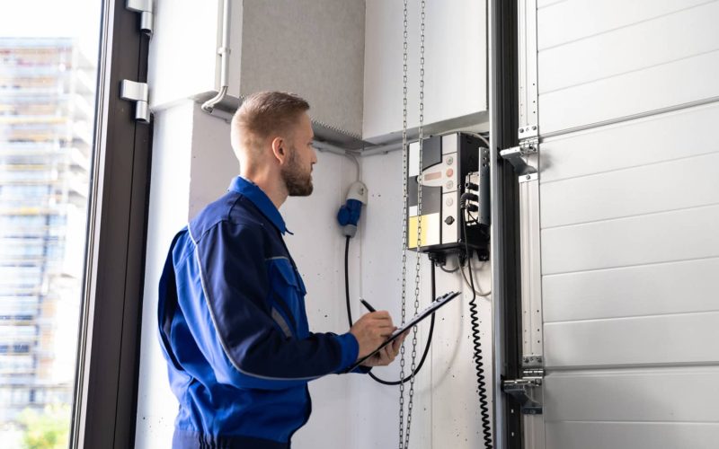 Garage door installation